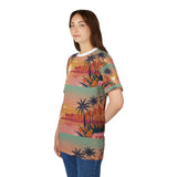 Summer Design 06 on Floral Unisex Cut & Sew Tee - Vibrant Nature Inspired Design for All Occasions