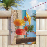 Summer Design 09 on Tropical Sunset Beach Towel - Perfect for Summer Vibes, Pool Parties & Beach Getaways