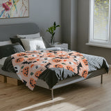 Beautiful Halloween Velveteen Minky Blanket 1