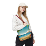 Summer Design 10 on Floral Tote Bag - Stylish Eco-Friendly Shopping Bag for Everyday Use