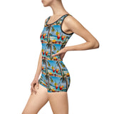 Summer Design 08 on Bohemian Floral Women's Vintage Swimsuit - Retro Style Swimwear for Summer