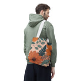 Summer Design 02 on Floral Tote Bag - Stylish Eco-Friendly Shopping Bag for Everyday Use