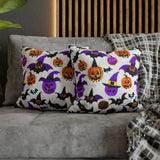 Beautiful Halloween Spun Polyester Square Pillow Case 5