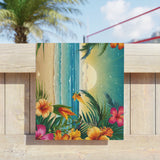 Summer Design 12 on Tropical Sunset Beach Towel - Perfect for Summer Vibes, Pool Parties & Beach Getaways