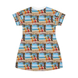 Summer Design 10 on Floral T-Shirt Dress – Boho Chic Style for Everyday Comfort
