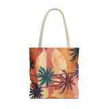Summer Design 05 on Floral Tote Bag - Stylish Eco-Friendly Shopping Bag for Everyday Use