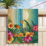 Summer Design 12 on Tropical Sunset Beach Towel - Perfect for Summer Vibes, Pool Parties & Beach Getaways