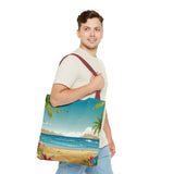 Summer Design 10 on Floral Tote Bag - Stylish Eco-Friendly Shopping Bag for Everyday Use