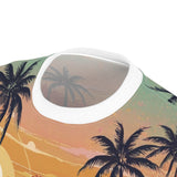 Summer Design 06 on Floral Unisex Cut & Sew Tee - Vibrant Nature Inspired Design for All Occasions