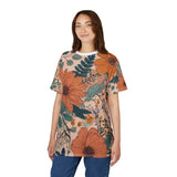 Summer Design 02 on Floral Unisex Cut & Sew Tee - Vibrant Nature Inspired Design for All Occasions
