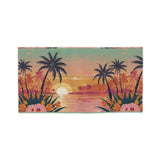 Summer Design 06 on Tropical Sunset Beach Towel - Perfect for Summer Vibes, Pool Parties & Beach Getaways