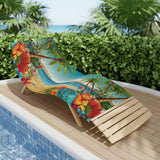 Summer Design 10 on Tropical Sunset Beach Towel - Perfect for Summer Vibes, Pool Parties & Beach Getaways