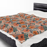 Summer Design 02 on Velveteen Plush Blanket - Perfect for Home Decor and Gifts