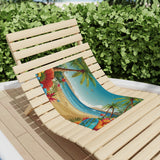 Summer Design 10 on Tropical Sunset Beach Towel - Perfect for Summer Vibes, Pool Parties & Beach Getaways