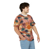 Summer Design 05 on Floral Unisex Cut & Sew Tee - Vibrant Garden Design for Everyday Wear