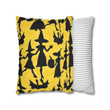 Beautiful Halloween Spun Polyester Square Pillow Case 4