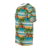 Summer Design 10 on Floral Unisex Cut & Sew Tee - Vibrant Nature Inspired Design for All Occasions