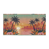 Summer Design 06 on Tropical Sunset Beach Towel - Perfect for Summer Vibes, Pool Parties & Beach Getaways