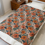 Summer Design 02 on Velveteen Plush Blanket - Perfect for Home Decor and Gifts