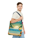 Summer Design 12 on Floral Tote Bag - Stylish Eco-Friendly Shopping Bag for Everyday Use