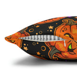 Beautiful Halloween Spun Polyester Square Pillow Case 3