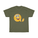 Happy Clapping Emoji Unisex Heavy Cotton Tee