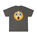 Surprised Emoji Unisex Heavy Cotton Tee