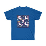 Five Enchanting Unicorns Unisex Ultra Cotton Tee