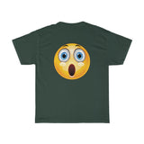 Surprised Emoji Unisex Heavy Cotton Tee