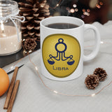 Gold Coin Libra Zodiac Design on Ceramic Mug 11oz