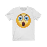 Surprised Emoji Unisex Jersey Short Sleeve Tee
