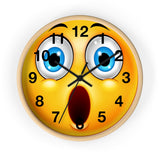 Surprised Emoji Wall clock