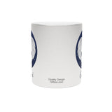 Gemini Zodiac Metallic Mug (Silver / Gold) 11 oz