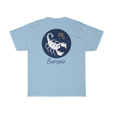 Scorpio Zodiac Unisex Heavy Cotton Tee