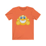 Big Smile Emoticon Unisex Jersey Short Sleeve Tee