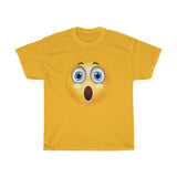 Surprised Emoji Unisex Heavy Cotton Tee