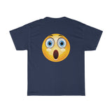 Surprised Emoji Unisex Heavy Cotton Tee