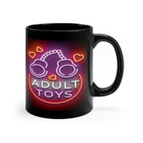 "Adult Toys" design on 11oz Black Mug