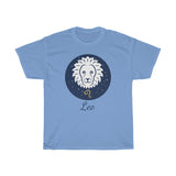 Leo Zodiac Unisex Heavy Cotton Tee