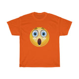 Surprised Emoji Unisex Heavy Cotton Tee