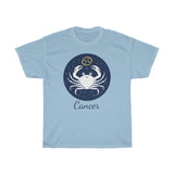 Cancer Zodiac Unisex Heavy Cotton Tee