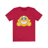 Big Smile Emoticon Unisex Jersey Short Sleeve Tee