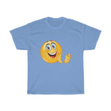 Happy Clapping Emoji Unisex Heavy Cotton Tee
