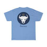 Taurus Zodiac Unisex Heavy Cotton Tee