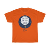 Leo Zodiac Unisex Heavy Cotton Tee
