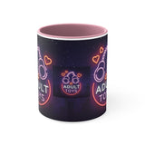 "Adult Toys" design on Accent Coffee Mug, 11oz