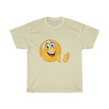 Happy Clapping Emoji Unisex Heavy Cotton Tee