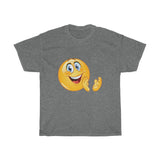 Happy Clapping Emoji Unisex Heavy Cotton Tee