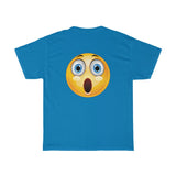 Surprised Emoji Unisex Heavy Cotton Tee