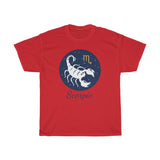 Scorpio Zodiac Unisex Heavy Cotton Tee